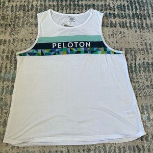 Peloton Spring Geo Slash Back Tank Top. Size XL